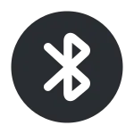 Bluetooth Circle SVG Icon